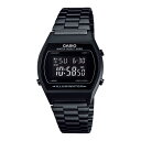カシオ コレクション CASIO 国内正規品 男女兼用サイズ デジタル メタルバンド ブラック クリスマス 記念日 誕生日 入学 進学 卒業 合格 プレゼント お祝い 就職祝い スクエアー 電池式時計 B640WB-1BJF