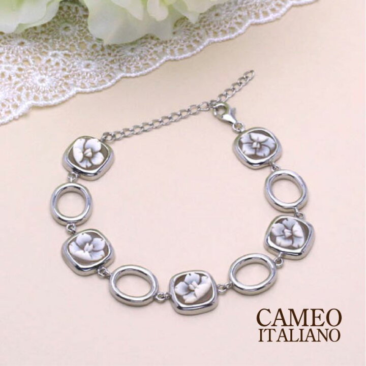 楽天市場】カメオCameo カメオイタリアーノ ブレスレットSV sv 