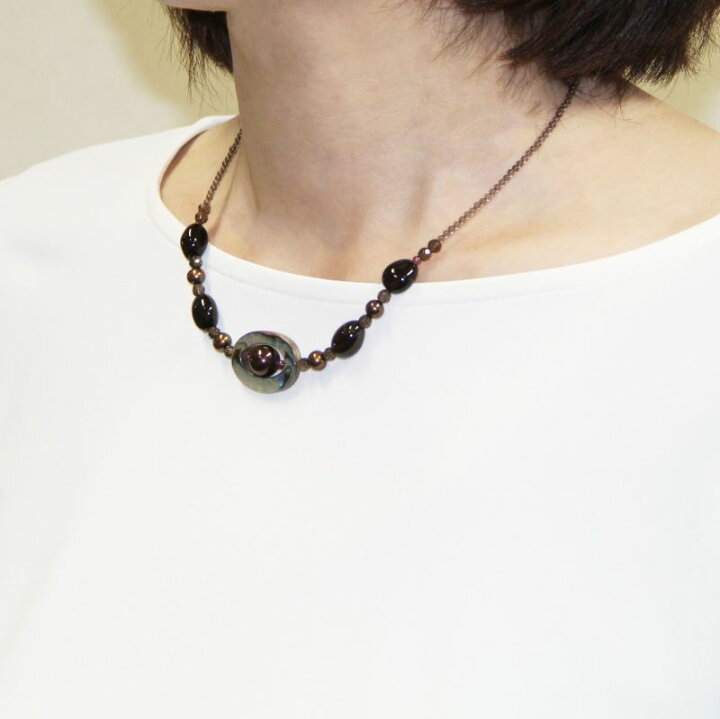 楽天市場】パールネックレス ショコラパール SVネックレス シルバー 