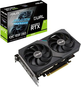 [ASUS] GPU GEFORCE RTX 3060 DUAL series [NVIDIA] �Q�[�~���OPC �p�[�c �O���t�B�b�N�{�[�h �O���{ ���� �g�ݗ��� PC�\�� PC�p�[�c ����Q�[�~���OPC DUAL-RTX3060-O12G-V2 12GB Axial-tech Fan Design