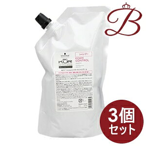 【×3個】シュワルツコフ BCクア フォルムコントロール シャンプー 600mL 詰替え用