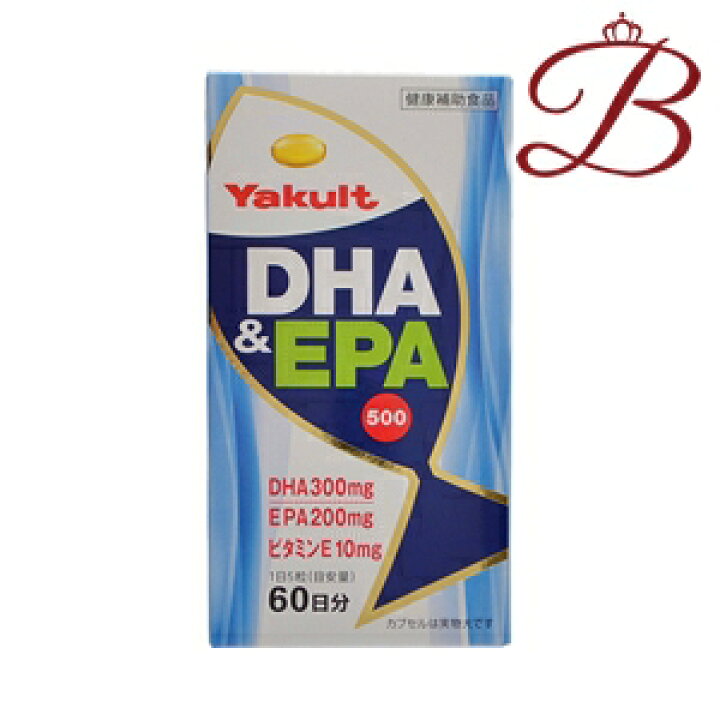 楽天市場】ヤクルト DHA&EPA 500 300粒 : bellashop やくると300