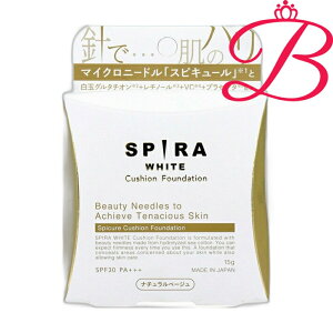 ���� SPIRA(�X�s��) WHITE �N�b�V�����t�@���f�[�V���� SPF30 PA+++ �i�`�������x�[�W�����`�m�[�� �}�C�N���j�[�h�� �j �n�� �r�^�~�� C �U���� �v���Z���^ 15g