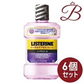 【×6個】薬用リステリン トータルケアゼロプラス (液体歯磨) 1000mL