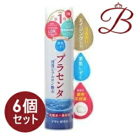 【×6個】アサヒ 素肌しずく プラセンタ化粧水 200ml