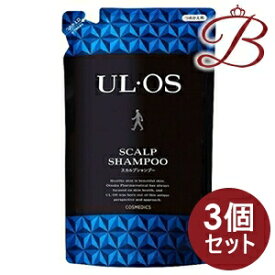 【×3個】大塚製薬 UL・OS ウルオス 薬用スカルプシャンプー 420mL 詰替え用