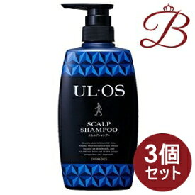 【×3個】大塚製薬 UL・OS ウルオス 薬用スカルプシャンプー 500mL