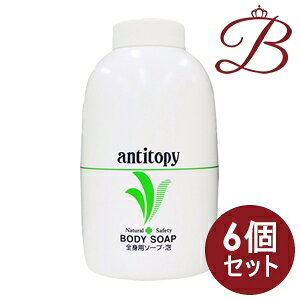 【×6個】日本オリーブ アンチトピー 全身用ソープ泡 500ml 詰め替え用