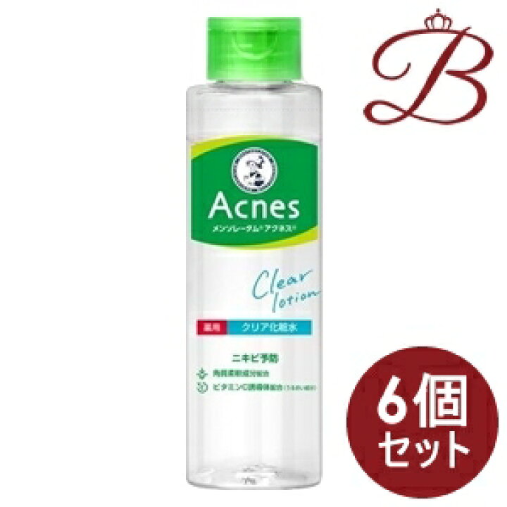 楽天市場】【×6個】ロート製薬 メンソレータム アクネス 薬用クリア 