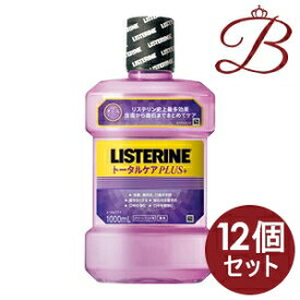 【×12個】薬用リステリン トータルケアプラス (液体歯磨) 1000mL