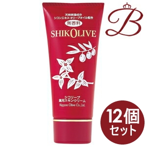 【×12個】日本オリーブ シコリーブ 薬用スキンクリーム 80g (チューブ)のサムネイル