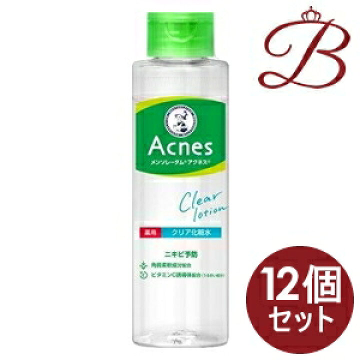 楽天市場】【×12個】ロート製薬 メンソレータム アクネス 薬用クリア 