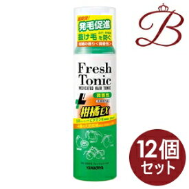【×12個】柳屋 薬用育毛 フレッシュトニック 柑橘EX (微香性) 190g