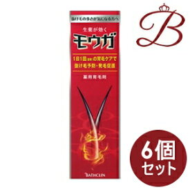 【×6個】バスクリン モウガ 薬用育毛剤 120mL