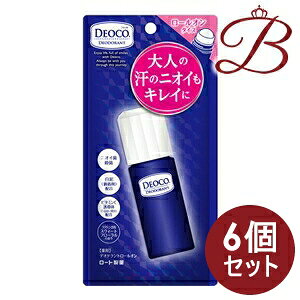 【×6個】ロート製薬 デオコ 薬用デオドラント ロールオンタイプ 30mL