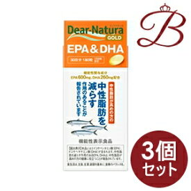 【×3個】アサヒ ディアナチュラ ゴールド EPA＆DHA 360粒 (60日分)