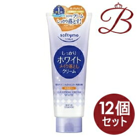 【×12個】コーセー ソフティモ ホワイト クレンジングクリーム 210g