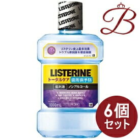 【×6個】薬用リステリン トータルケア歯周病予防 (マウスウォッシュ/洗口液) 1000mL