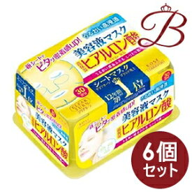 【×6個】コーセー クリアターン エッセンスマスク ヒアルロン酸 30枚入