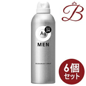 【×6個】資生堂 AGデオ24メン メンズデオドラントスプレーN 無香性 LL 180g
