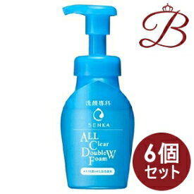 【×6個】資生堂 洗顔専科 メイクも落とせる泡洗顔料 150mL