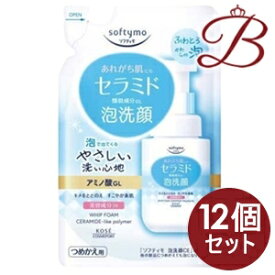 【×12個】コーセー ソフティモ 泡洗顔 セラミド 詰替え 130ml