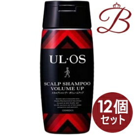 【×12個】大塚製薬 UL・OS ウルオス スカルプシャンプー ボリュームアップ ボトル300mL
