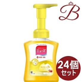 【×24個】ミューズ 泡ハンドソープ ピーチ＆ローズ 本体 250ml