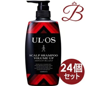 【×24個】大塚製薬 UL・OS ウルオス スカルプシャンプー ボリュームアップ ポンプ500mL