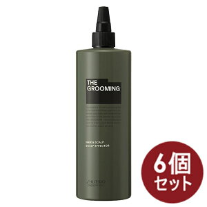 【6個】資生堂 ザ・グルーミング THE GROOMING ヘア&スキャルプ スカルプエフェクター 詰め替え HAIR&SCALP 薬用育毛エッセンス メンズ 480ml