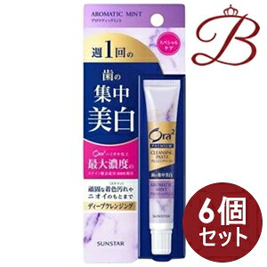 【×6個】サンスター オーラツー プレミアムクレンジングペースト アロマティックミント 17g