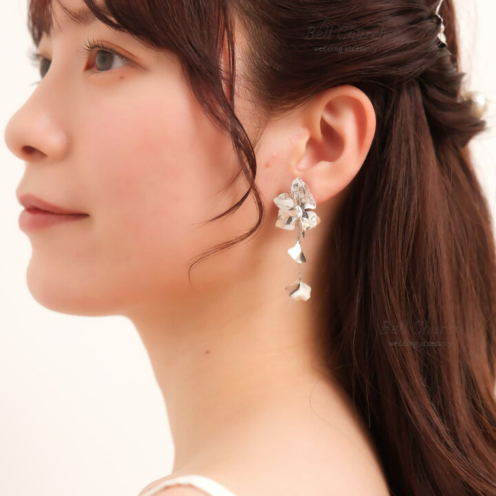 楽天市場】ウェディング ピアス イヤリング｜ニッケルフリー ロング 