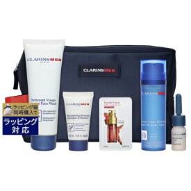 送料無料 クラランス クラランスメンハイドレーションコレクション 5点＋ポーチ | CLARINS スキンケアコフレ