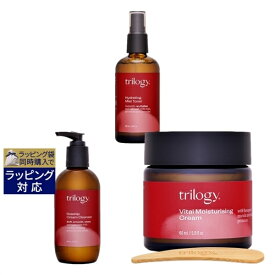 送料無料 トリロジー ベーシックケア 3点セット/クレンジング クリーム 200ml ＋ ハイドレイティング ミストトーナー 100ml＋ バイタル モイスチュアライジング クリーム 60g | Trilogy スキンケアコフレ