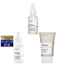 送料無料 ジ・オーディナリー ナイアシンアミド 10% + 亜鉛 1% 60ml とヒアルロン酸2％＋B5 30ml とスクワラン クレンザー 50ml のセット | The Ordinary スキンケアコフレ