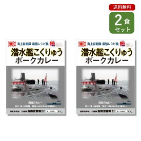 ご当地カレー 2食 セット （ 艦めし 潜水艦こくりゅう ポークカレー ）神奈川 横須賀 海自カレー 海軍カレー ベル食品工業 簡単調理 長期保存 ポイント消化