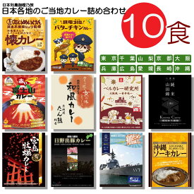 レトルトカレー 詰め合わせ 日本列島 10個 （ たいめいけん 懐カレー 銚電 チキンカレー 赤い富士山カレー 和風カレー たん熊 大阪風 純米山田錦 キーマカレー 宮島牡蠣 日野出豚 艦めし ビーフカレー 沖縄ソーキ ） 食べ比べ アソート ええもん 送料無料 お中元 お歳暮