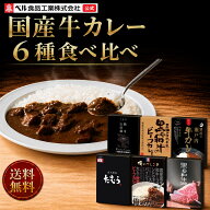 レトルトカレー 国産牛 詰め合わせ 6食セット お中元 カレー 高級 有名店監修（但馬屋 俺のフレンチ 焼肉…