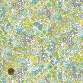 【LIBERTY FABRICS】 エターナル タナローン Margaret Annie マーガレットアニー 緑 3631165-xe リバティ・ファブリックス