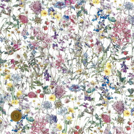 【LIBERTY FABRICS】 エターナル タナローン Wild Flowers ワイルド・フラワーズ 白 3634251-ae リバティ・ファブリックス