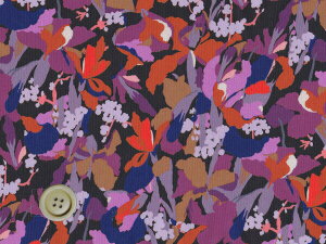 yLIBERTY FABRICSz 2018H~ ^i[ Camo Flower Jt[ 3638256-18b oeBEt@ubNX
