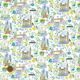 【LIBERTY FABRICS】 2022秋冬追加 イタリア製タナローン Pride And Bloom プライドアンドブルーム 黄 363j6801-c リバティ・ファブリックス