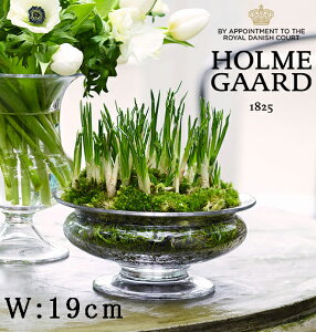 HOLMEGAARD ホルムガード オールドイングリッシュ フワラーボウル (M) φ 19cmOLD ENGLISH Flower bowl 4343800花瓶 フラワーベース ガラス 花器 トレー北欧 インテリア 雑貨 デンマーク ギフト モダンシン