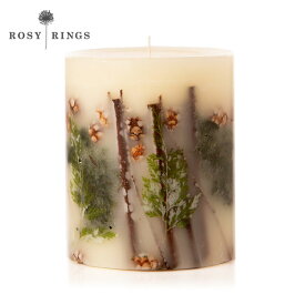 ボタニカル キャンドル ハンドメイド | ロ—ジ—リングス Rosy Rings Botanical トール 香り：シダーウッド&クラリセージ BOSJ-CC 燃焼時間120時間 | ギフト プレゼント お祝