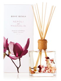 ディフューザー Rosy Rings ロ—ジ—リングスBotanical Reed Diffusers ボタニカル リードディフューザー＜ネロリ&マグノリア＞ BRDJ-NM ルームディフューザー オイル ： 390ml スティック10本セット