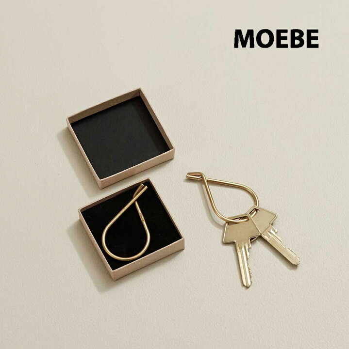 楽天市場】MOEBE ムーベ キーリング ブラス（真鍮） KEY RING 
