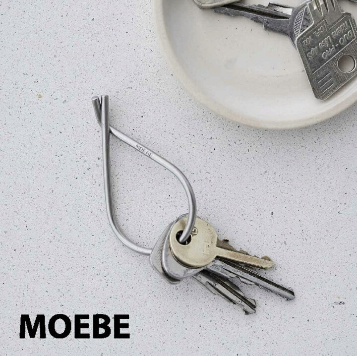 楽天市場】MOEBE ムーベ キーリング スチール KEY RING キーホルダー 