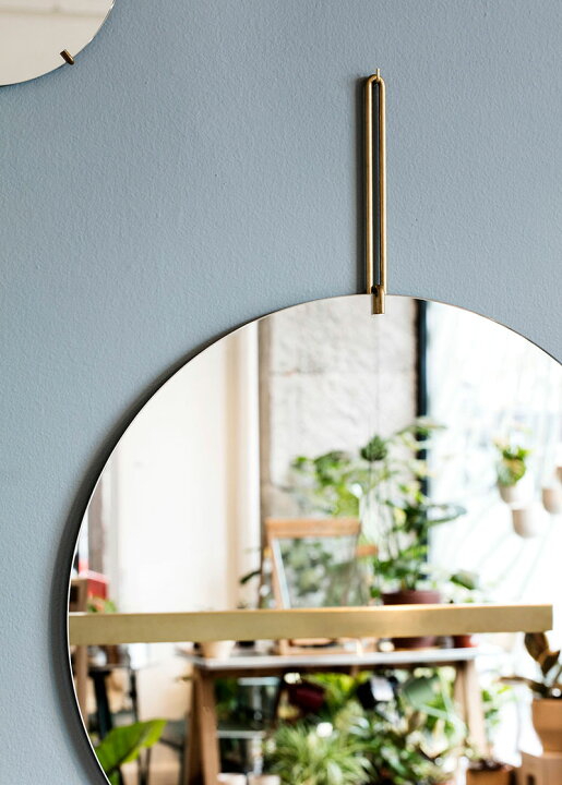 楽天市場】MOEBE ムーベ ウォールミラー 50cm ブラス WALL MIRROR  
