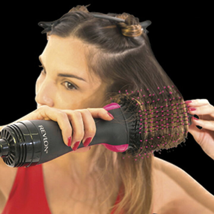 楽天市場】REVLON レブロン ボリュマイザーヘアドライヤーブラシ 