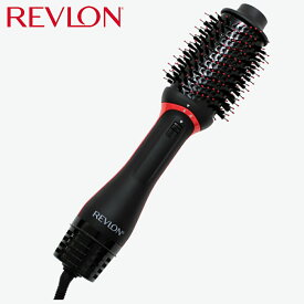 REVLON レブロン ブローブラシドライヤー ブラック/レッド RVDR5298JP トルマリンイオニックテクノロジー 時短 速乾性 カールドライヤー くるくるドライヤー ヘアードライヤー ロールブラシ スタイリング 軽量 旅行 ブラシ取り外し可能 おしゃれ 送料無料